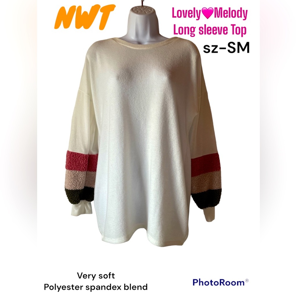 LOVELY MELODY Pullover Sweater Sweatshirt Top      🅽🆆🆃!